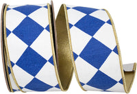 Royal Metallic Backed Wired Edge Ribbon 2-1/2 Inch