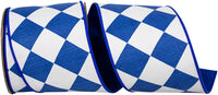 Royal White 4 Inch Wired Edge Dupioni Ribbon for Bows