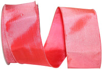 Coral 2-1 2 Inch Katy May Elegance Wired Edge Ribbon for Wreaths & Bows