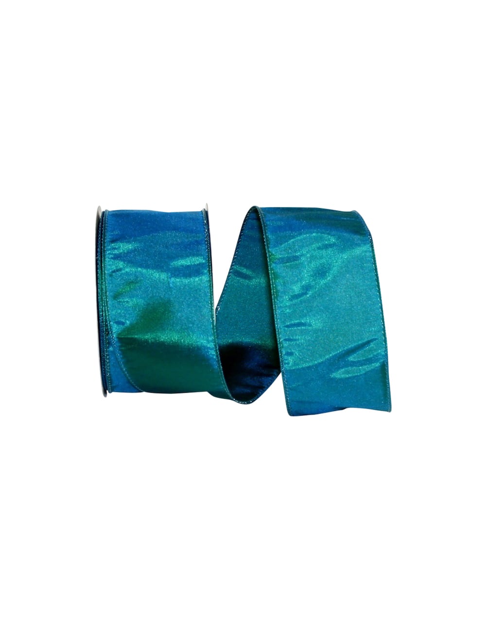 Teal Wired Edge Ribbon 2-1/2 Inch Katy May Elegance