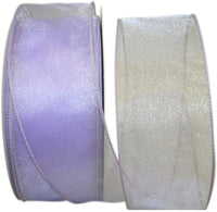 Orchid 2-1 2 Inch Sheer Lovely Wired Edge Ribbon for Wreaths & Bows