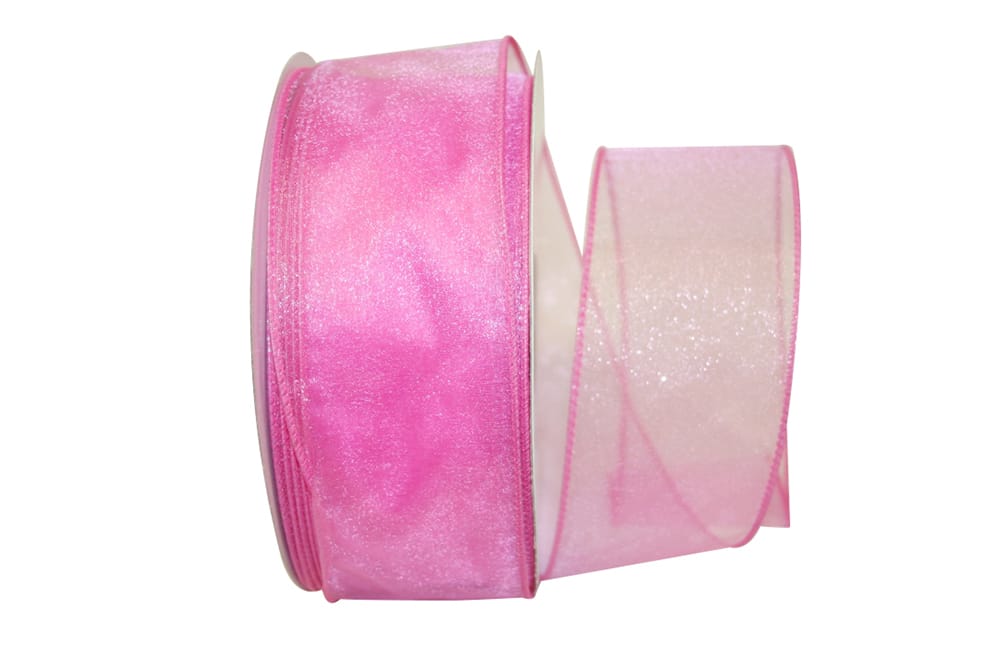 Azalea 2-1 2 Inch Sheer Lovely Wired Edge Ribbon for Wreaths & Bows