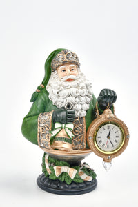 Santa W/Bell & Clock