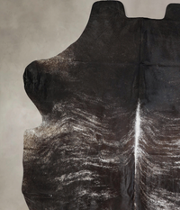 Luxurious Grey Brindle XXL Cowhide Rug 7'8