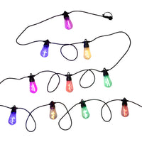 9' UL 400L Multicolor Edison Bulb Light Set