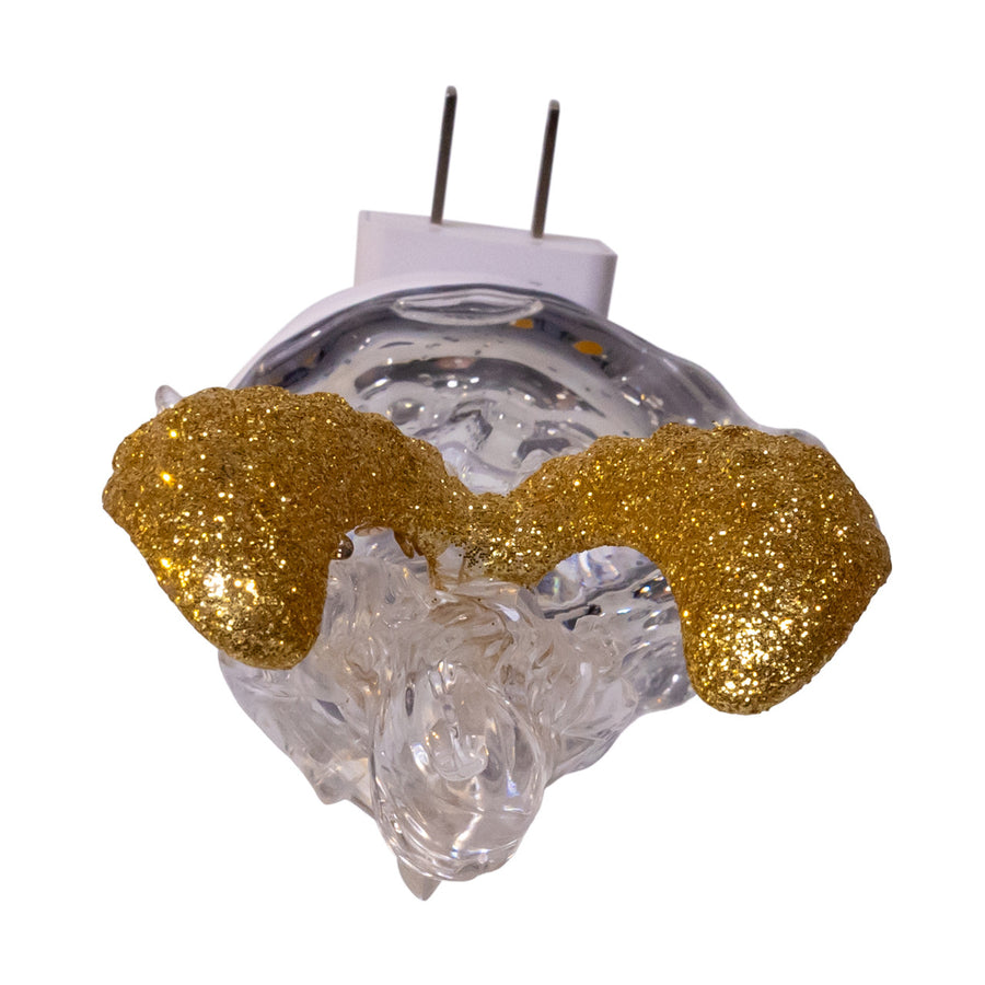 Angel With Spinning Glitter LED Night Light
