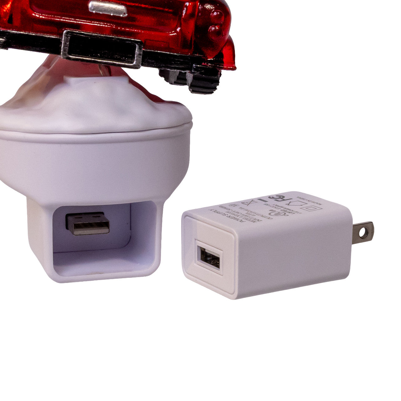 Snowman & Santa With Car LED Night Light