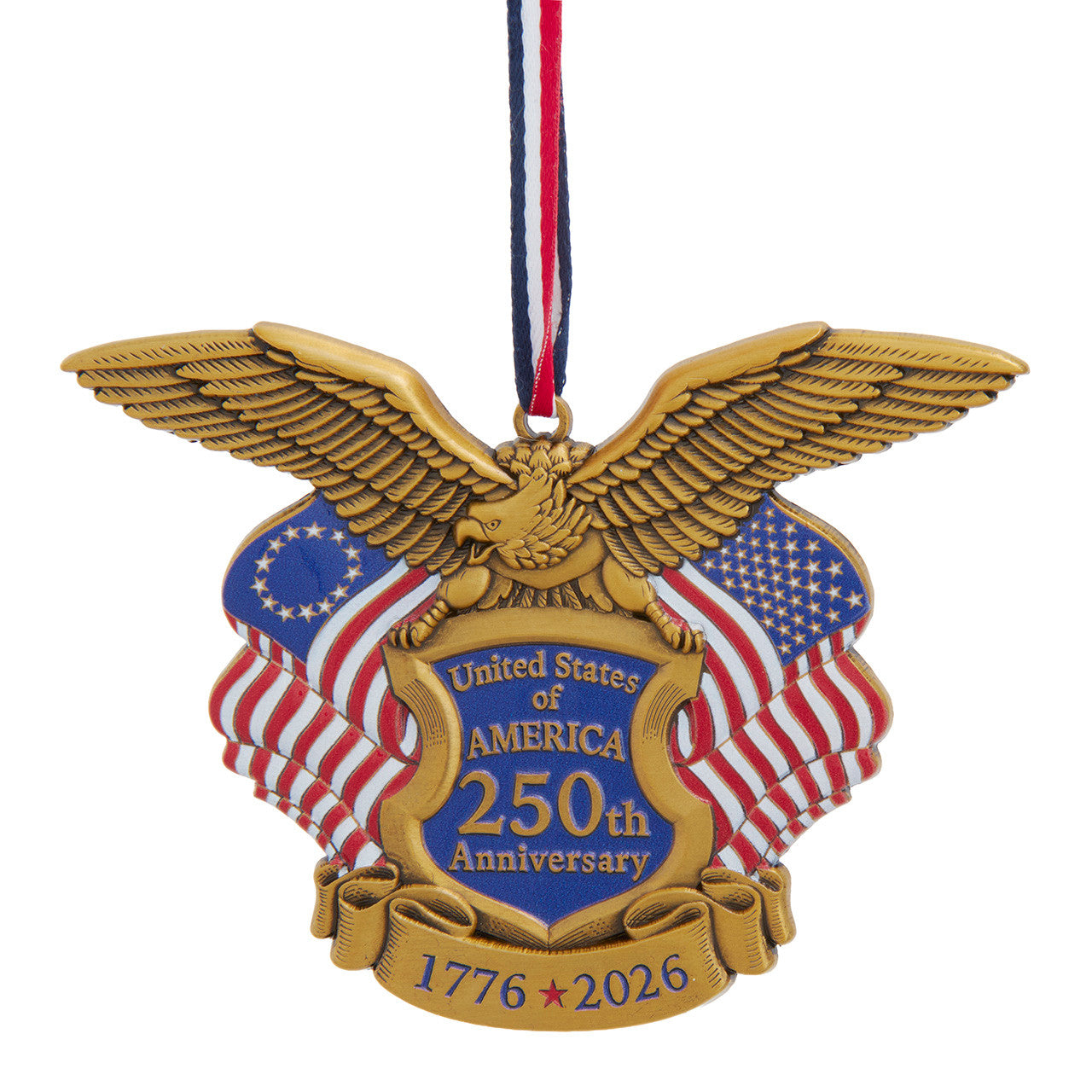 United States of America 250th Anniversary Medal Ornament