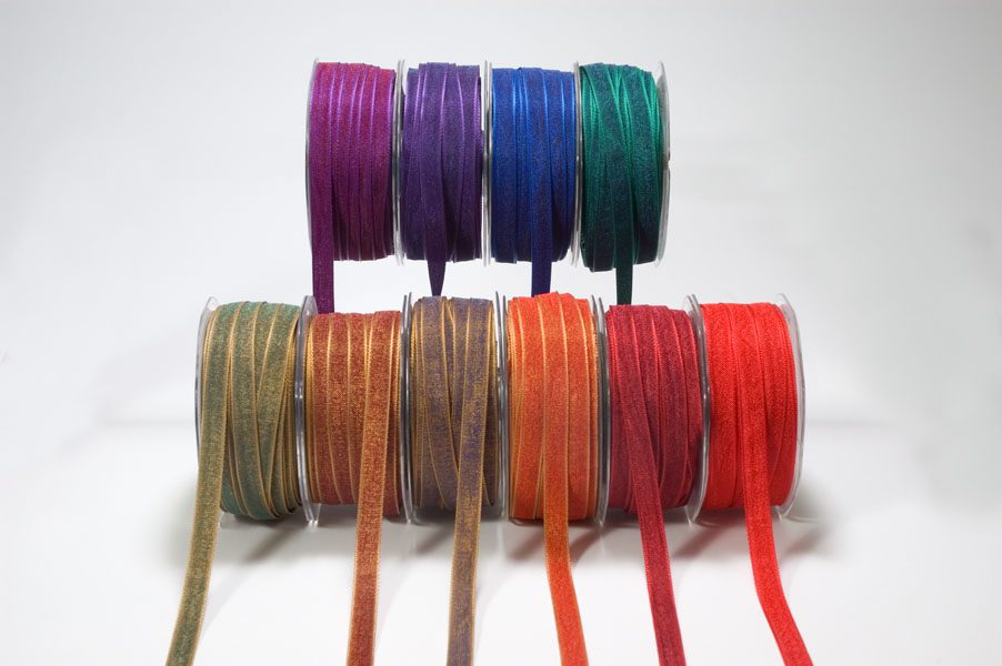 3/8 Inch Solid Two Tone Ribbon
