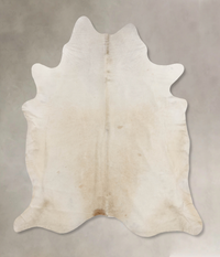 Luxurious Champagne Brazilian Cowhide Rug - XX-Large Size