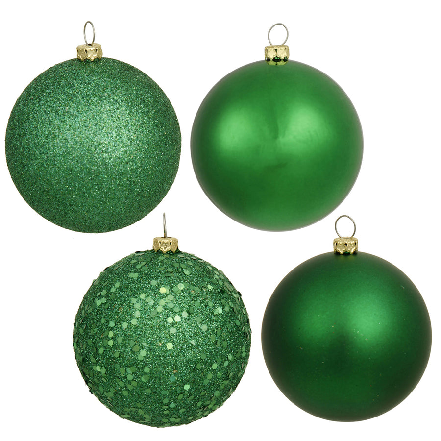 4" Green 4 Finish Ball Asst