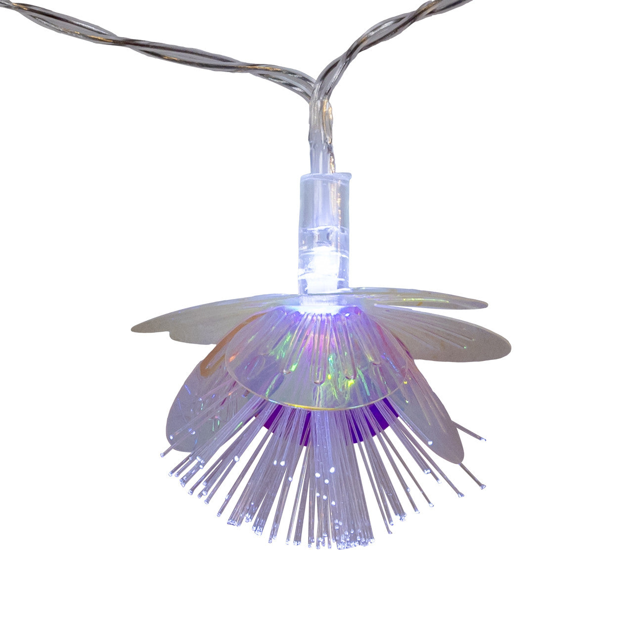 Battery Operated 10L Cool White LED Flower Light Set