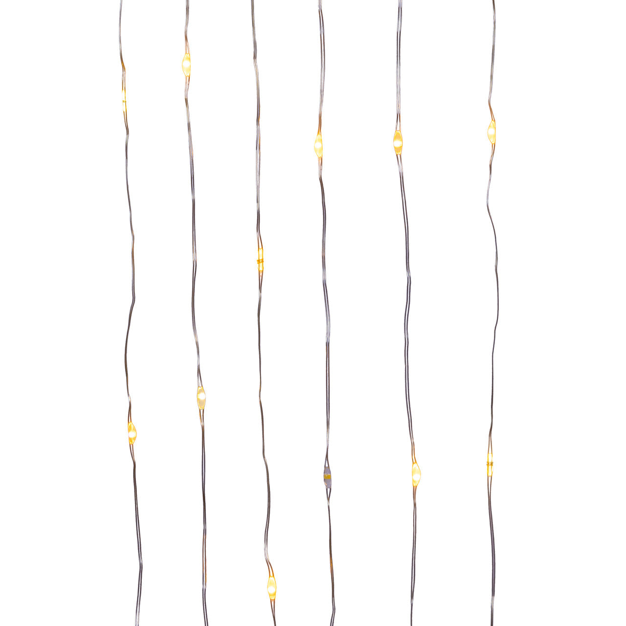Battery Operated 50L Classic White & Warm White Micro LED Gold Wire Light Set