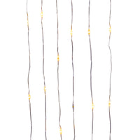 Battery Operated 50L Classic White & Warm White Micro LED Gold Wire Light Set