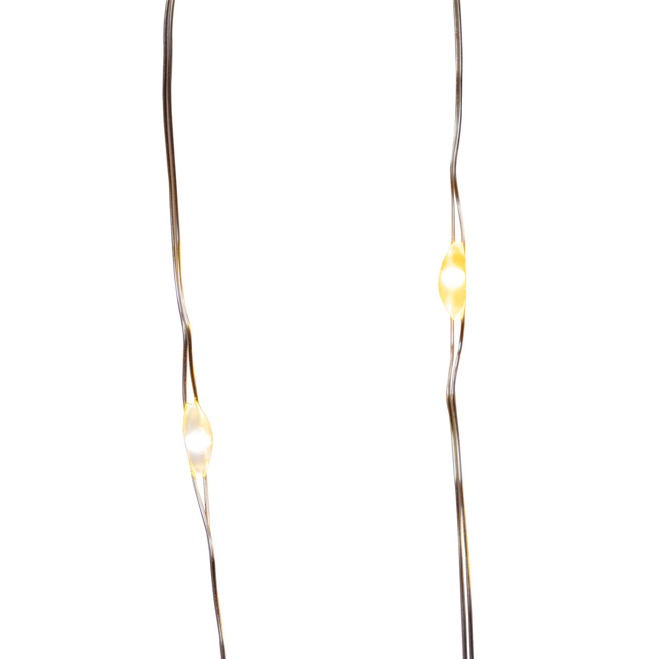 Battery Operated 50L Classic White & Warm White Micro LED Gold Wire Light Set