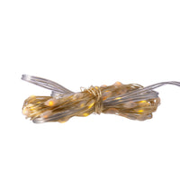 Battery Operated 50L Classic White & Warm White Micro LED Gold Wire Light Set