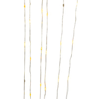 Battery Operated 50L Classic White & Warm White Micro LED Gold Wire Light Set