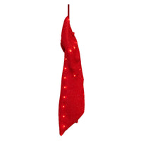 Battery Operated Multifunction LED Red Bow