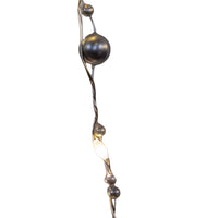 Battery Operated White, Silver & Gold Pearl LED Fairy String Light Set In PDQ