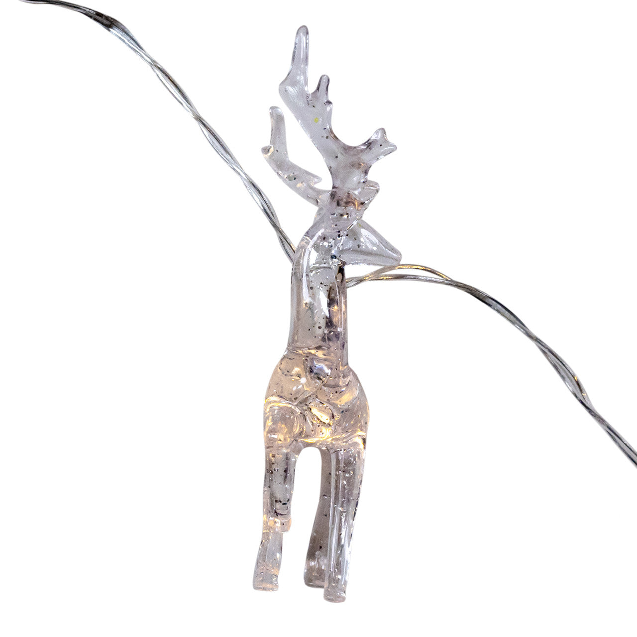 9' Battery Operated LED Acrylic Deer Light Set