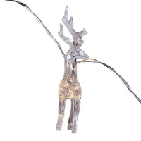 9' Battery Operated LED Acrylic Deer Light Set
