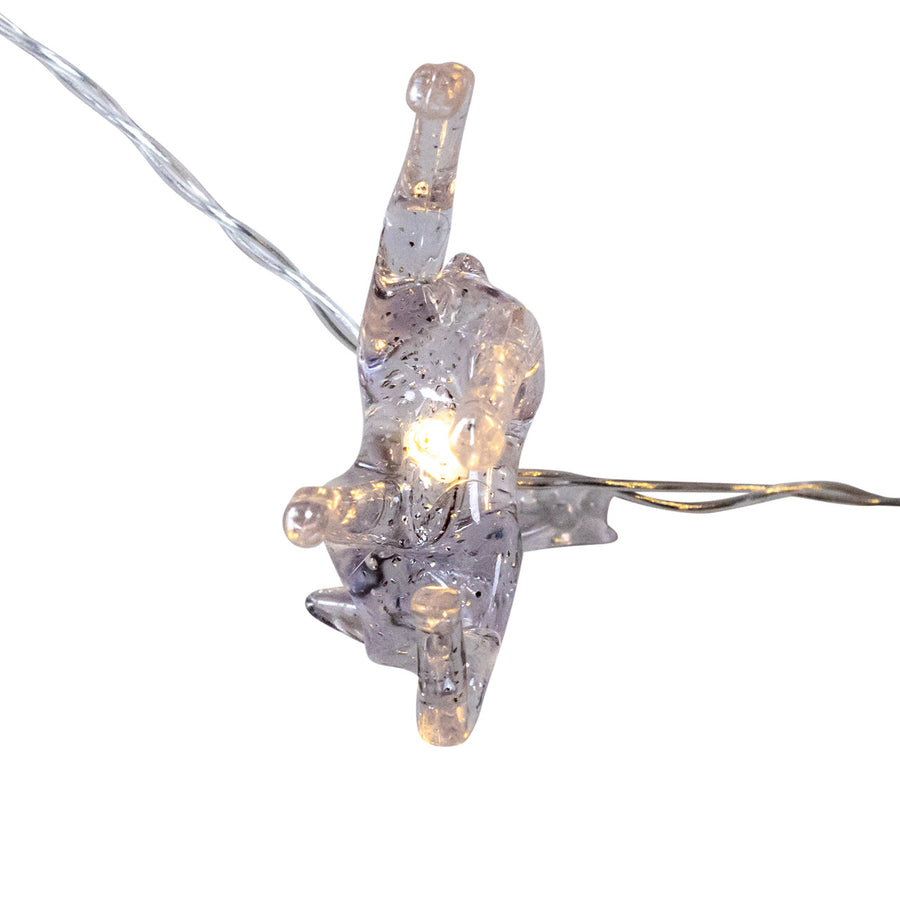 9' Battery Operated LED Acrylic Deer Light Set
