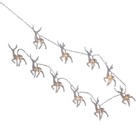 9' Battery Operated LED Acrylic Deer Light Set