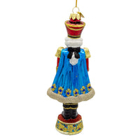 Bellissimo Glass Elegant Nutcracker Ornament