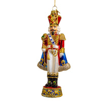 Bellissimo Glass Elegant Nutcracker Ornament