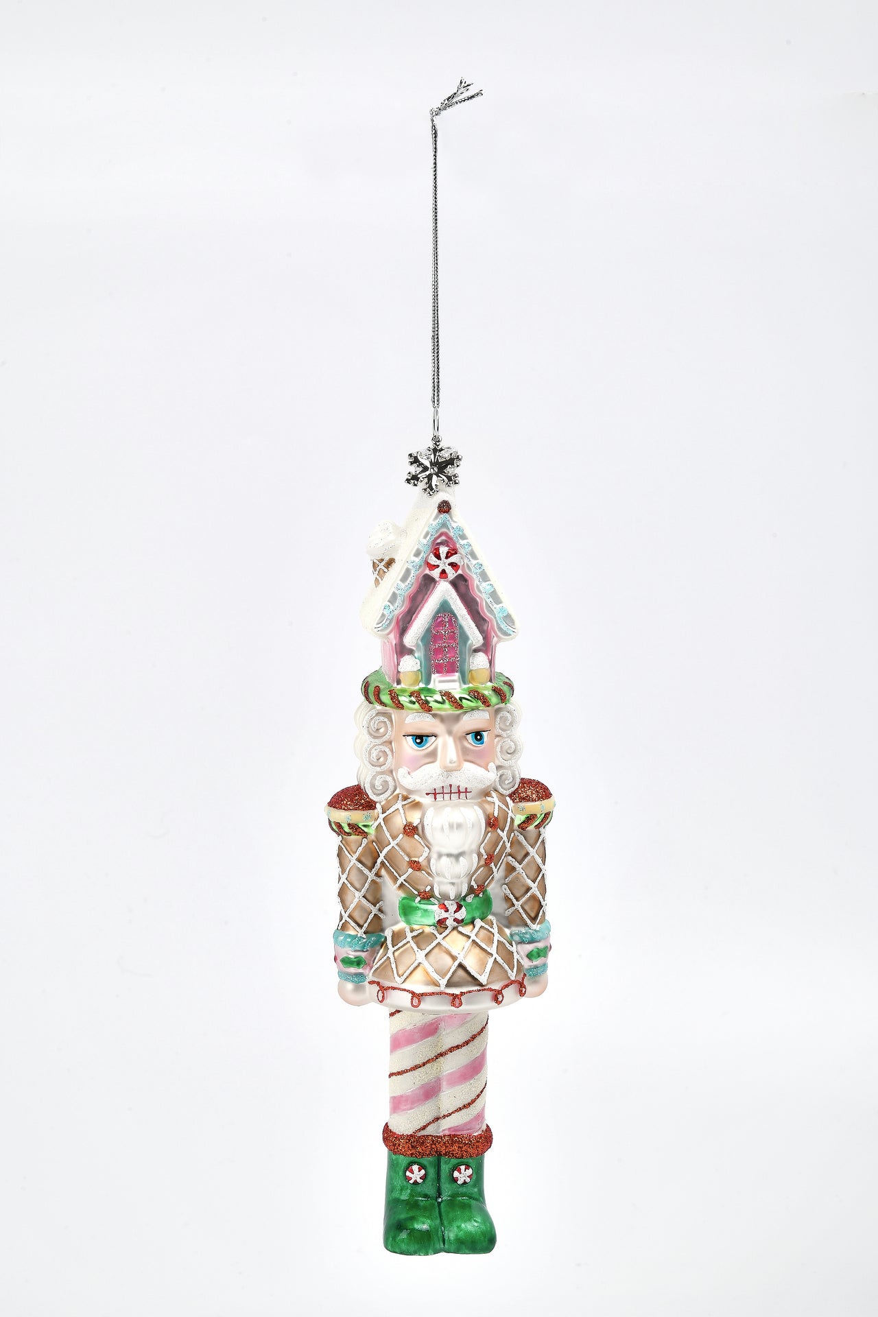 Xmas Candy Nutcracker Ornament