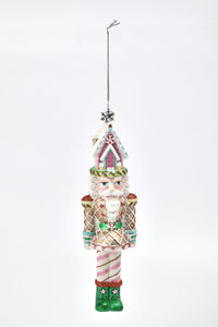 Xmas Candy Nutcracker Ornament