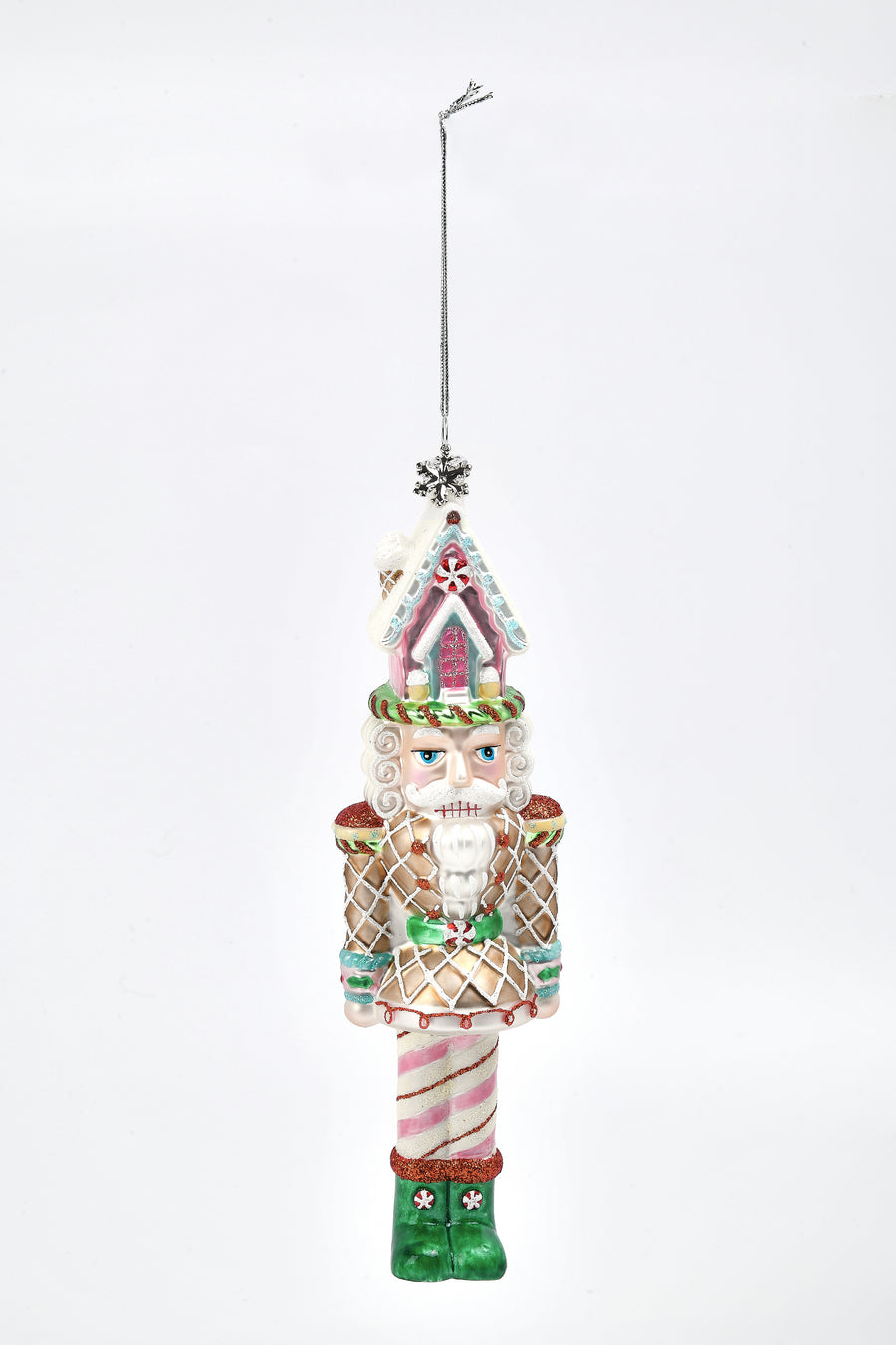 Xmas Candy Nutcracker Ornament