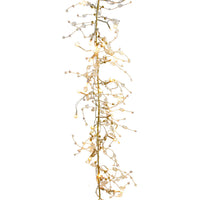 3' Battery Operated Warm White & Classic White LED Vine Garland