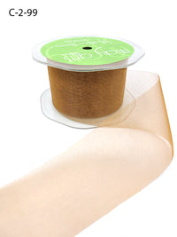 2 Inch Soft Shimmer Organza Ribbon – C-2-99 CARAMEL