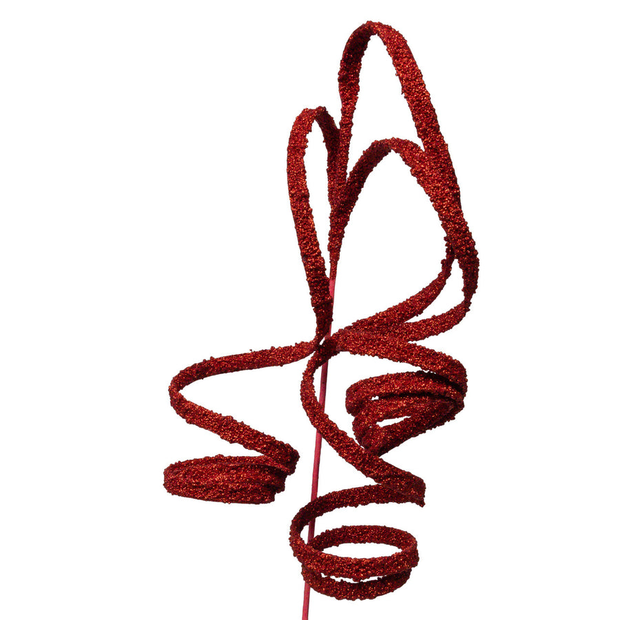 Red Glitter Hanging Spray