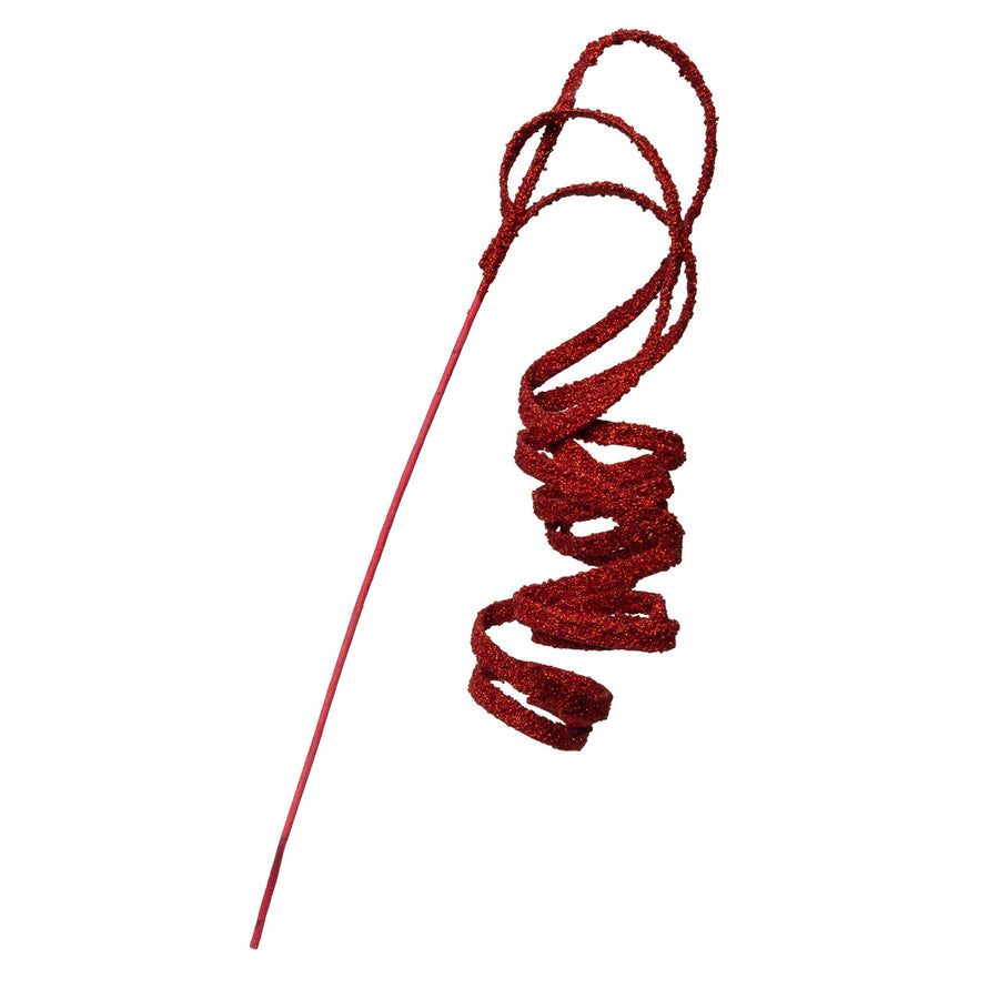 Red Glitter Hanging Spray