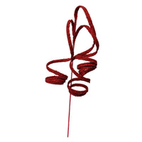 Red Glitter Hanging Spray