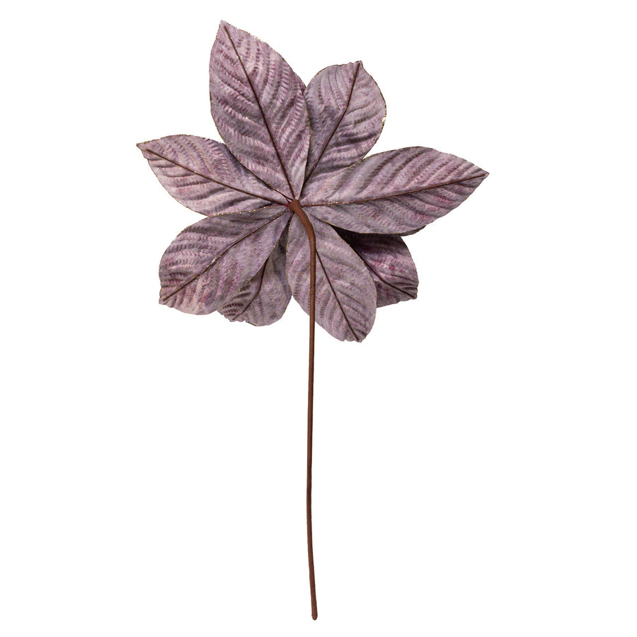 Ruby Red Velvet Poinsettia Stem