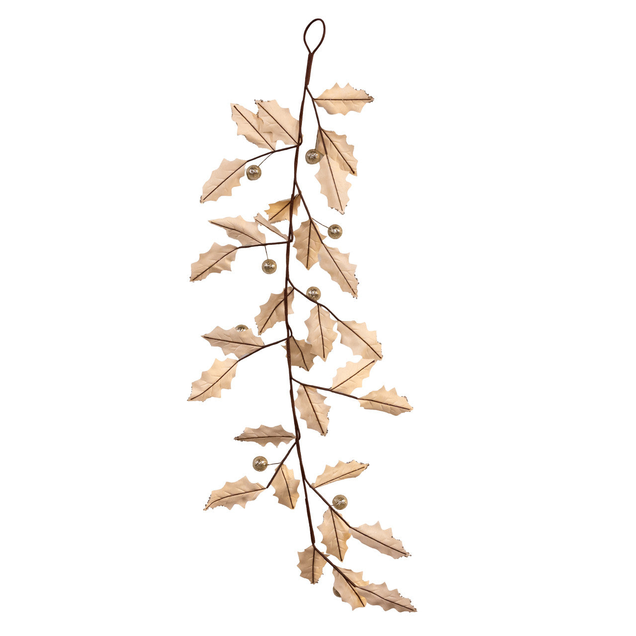 49" Gold Metallic Leaf Garland