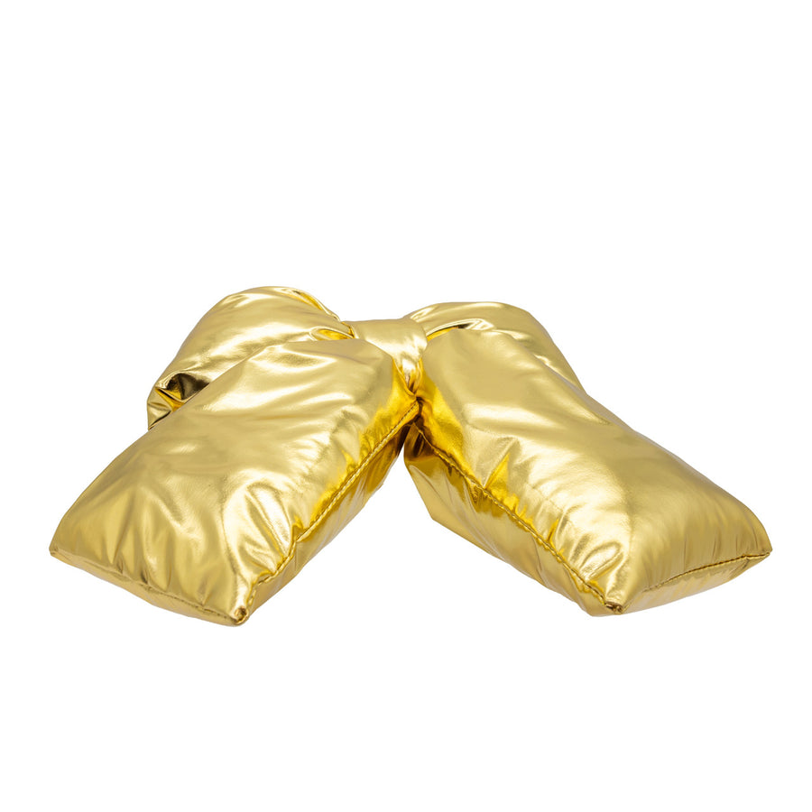 Large Metallic Gold Bow