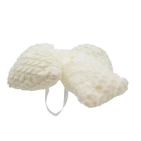 White Fluffy Bow