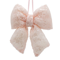 Light Pink Sequin Bow