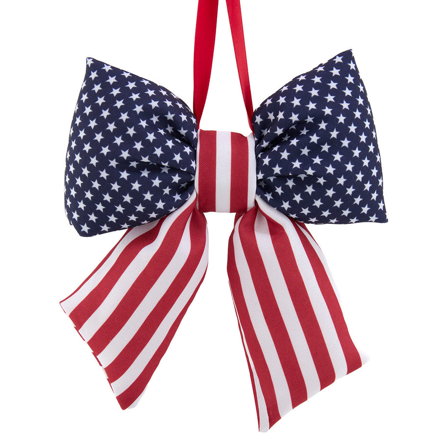 Patriotic Stars & Stripes Bow