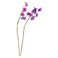 Purple & Pink Flower Branch Spray