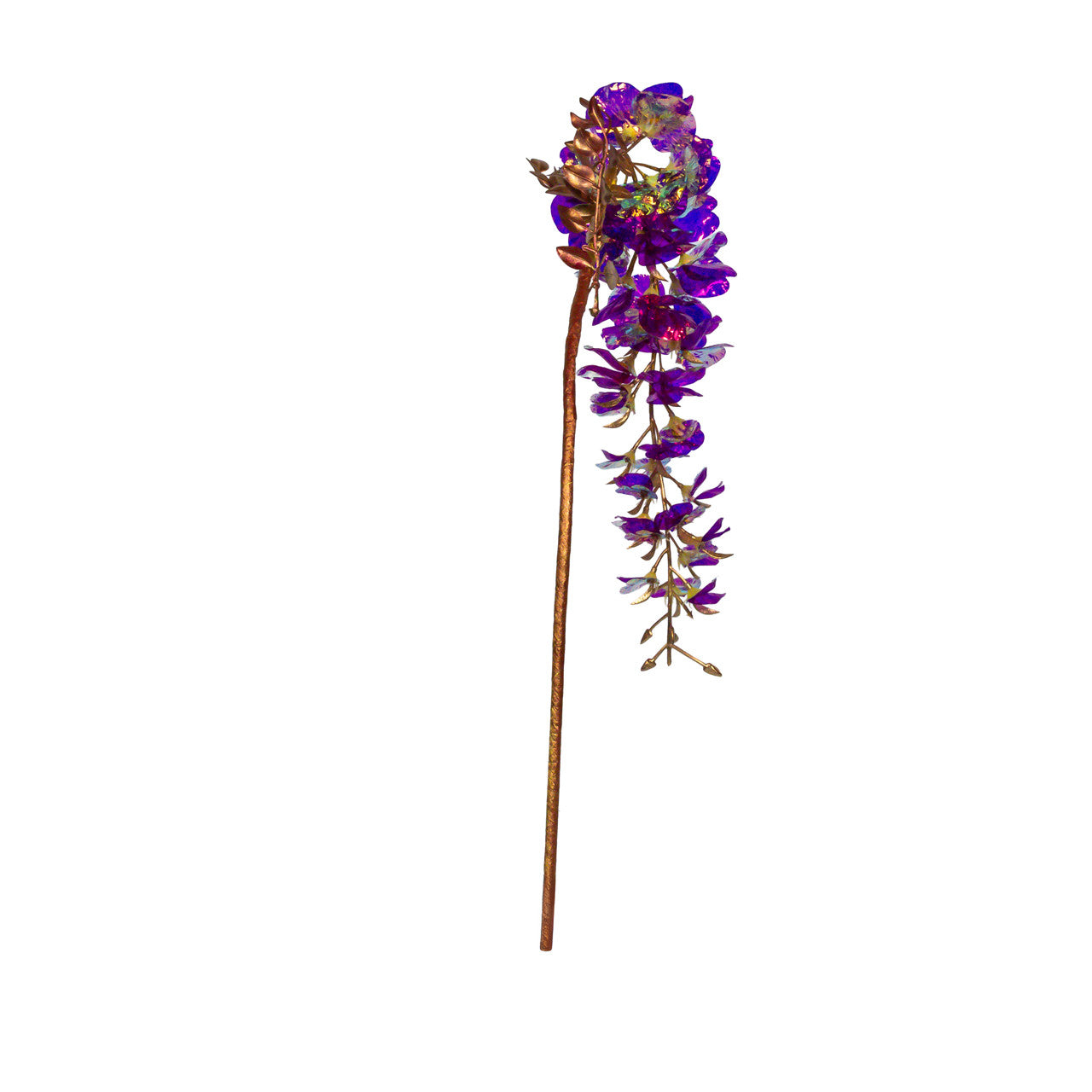 Purple Wisteria Branch Spray
