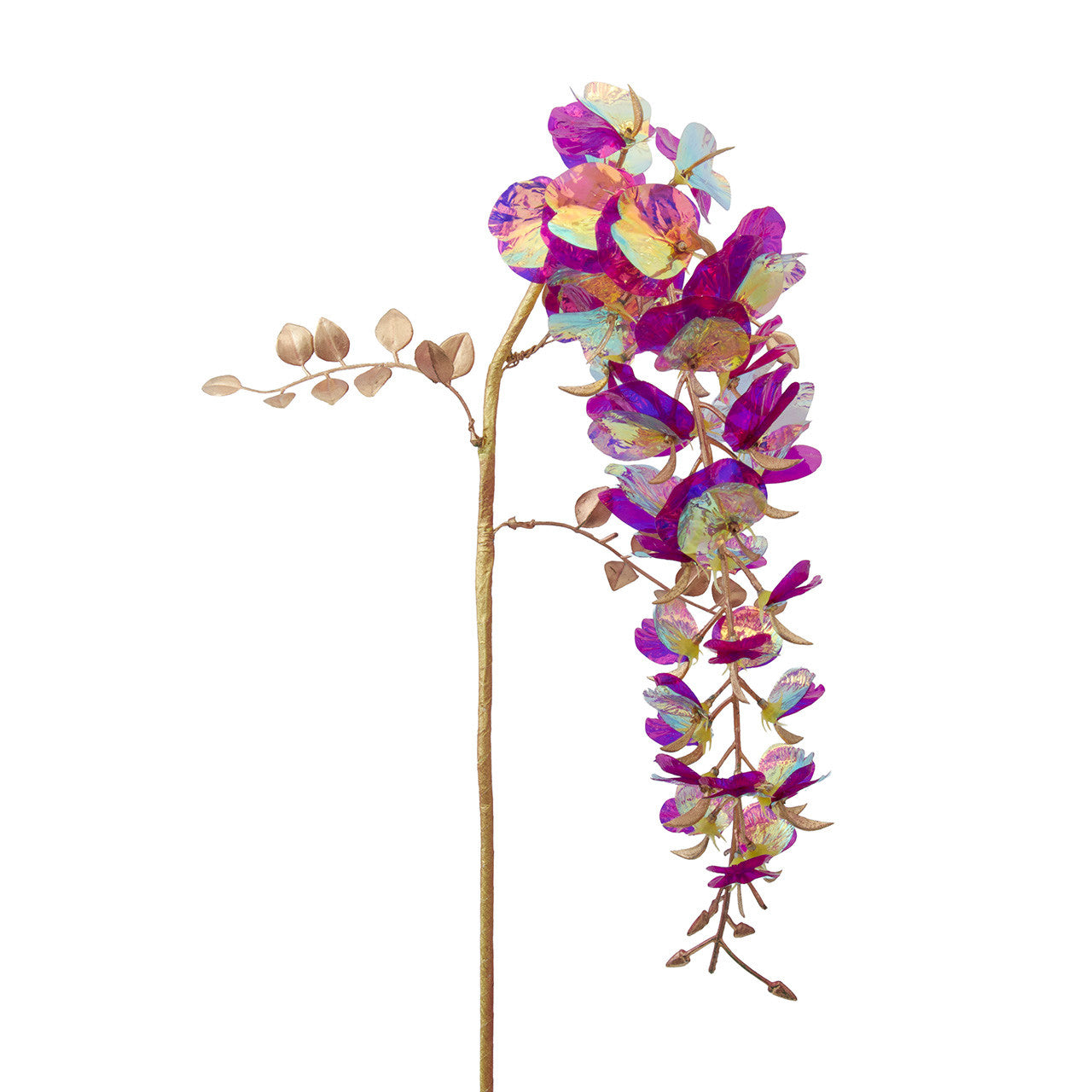 Purple Wisteria Branch Spray