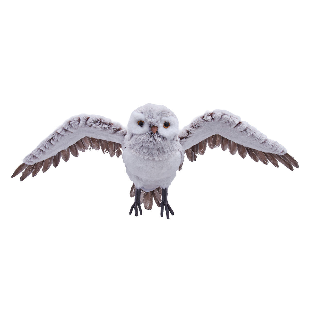Flying White Owl Ornament