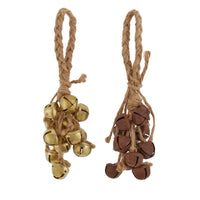 Gold & Rusty Bell Ornaments