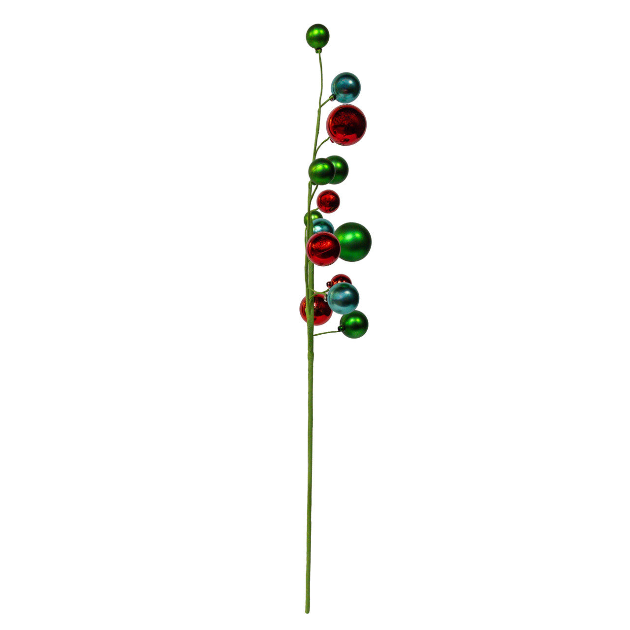 Metallic Red, Green & Blue Ball Spray