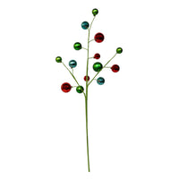 Metallic Red, Green & Blue Ball Spray